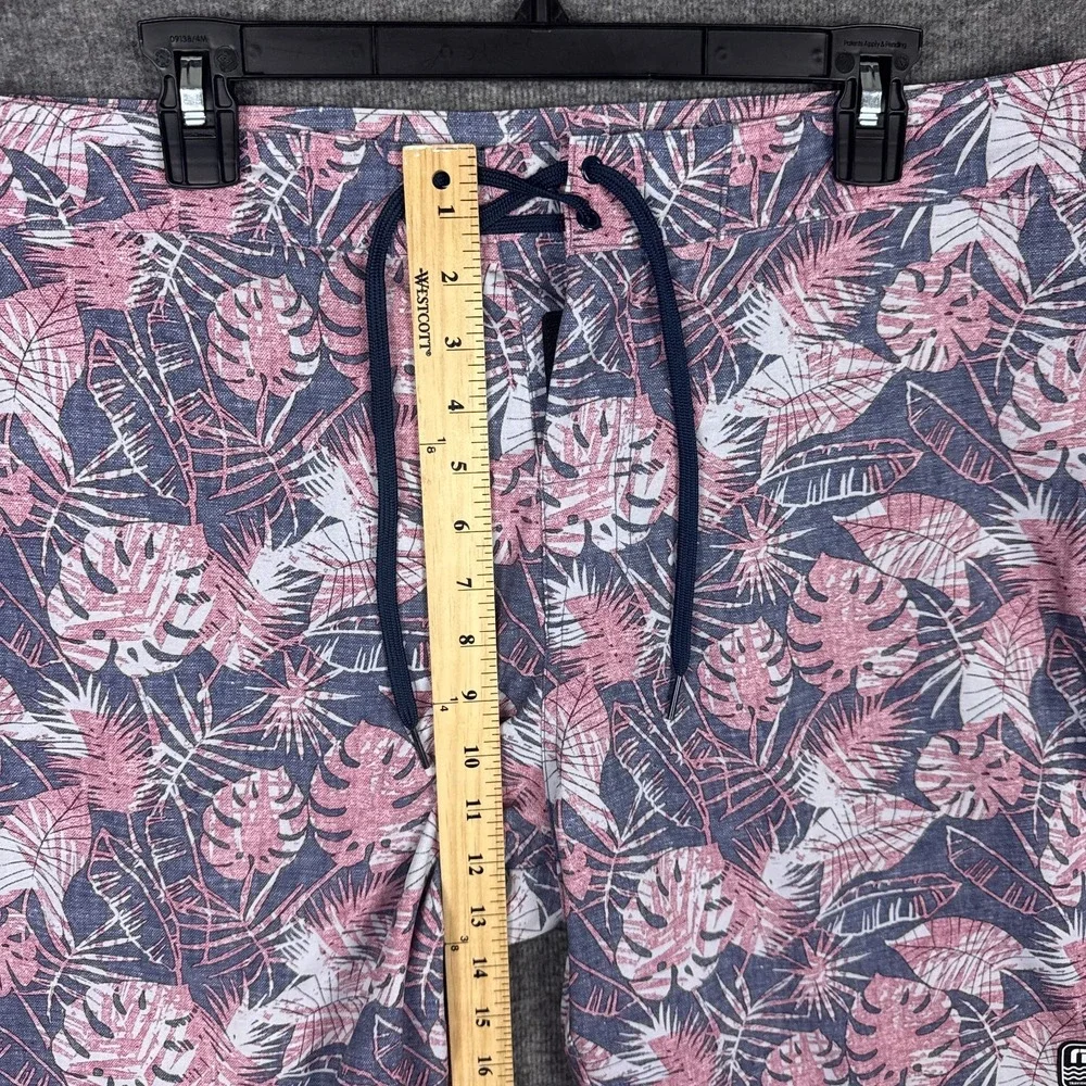 Travis Mathew Board Shorts Mens 38 Floral Swim Trunks Surf Bathing Foot The Bill